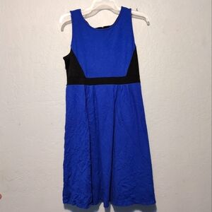 Motherhood Maternity Blue and Black Dress Medium
